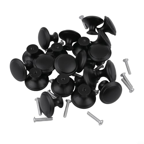 Filteilect Schrankknäufe und Griffe, 20-teiliges Set, Schrank-/Schubladentürgriffe für Küchenschränke, Badezimmer, Waschtische und Kleiderschrankmöbel, Edelstahl (0) von Filteilect