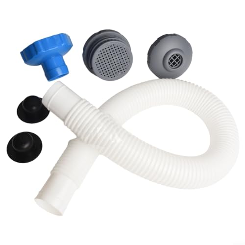 Filteilect Schwimmbad Wasserstrahlverbinder Kit mit Skimmer Schlauch Adapter B Set, ABS PC Gummikonstruktion für oberirdische Poolwasserzirkulation, Einlass von Filteilect