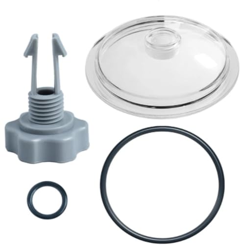 Filteilect Schwimmbadpumpensiebdeckel, Ersatz kompatibel mit SF15110 Serie Laubfangabdeckung mit O-Ring-Dichtung, Wartungsset von Filteilect