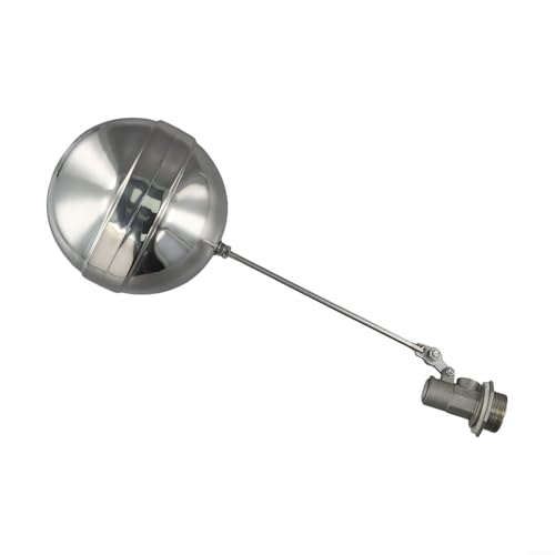 Filteilect Schwimmender Kugelhahn, Edelstahl Automatisches Schwimmerventil, DN15/DN20/DN25 Kugeltankhähne für Wasser-Öl-Systeme Sichere Abdichtung (DN25) von Filteilect