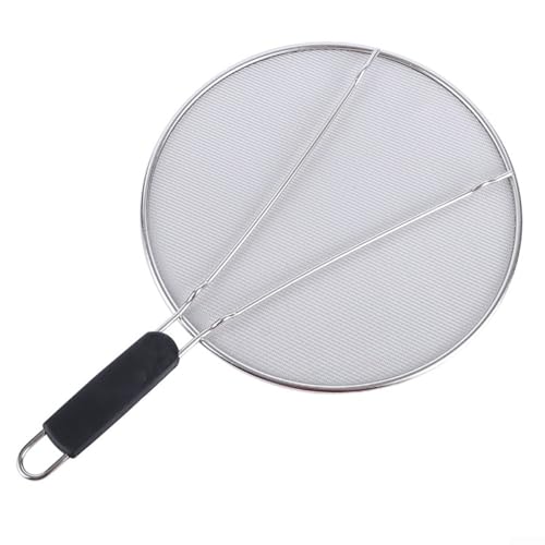 Filteilect Spritzschutz aus Edelstahl, zum Braten, Ölspritzschutz, Lebensmittelsieb, Küchenwerkzeug, mehrere Größen (29 cm) von Filteilect