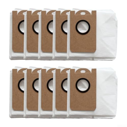 Filteilect Staubsauger-Staubsaugerbeutel für Airzeen Q10 Pro, 2,5 l Ersatzteile, mit ultrafeiner Filtration, für Auto-Leerdock (10 Stück) von Filteilect