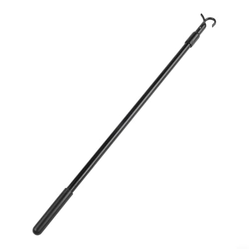 Filteilect Teleskop-Dachfensteröffnergriff, Verlängerungsstange, 30–60 cm, Stange aus Aluminiumlegierung, mit Haken, für hohe Fenster und Dachluken von Filteilect