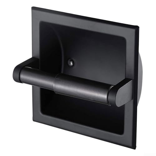 Filteilect Toilettenpapierrollenhalter 304 Edelstahl Badezimmer Taschentuchspender Wandhalterung Platzsparendes Design Schwarz Filteilect Toilettenpapierrollenhalter 304 Edelstahl Badezimmer Taschentuchspender Wandhalterung Platzsparendes Design Schwarz von Filteilect
