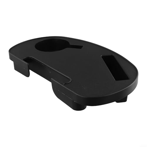 Filteilect Tragbarer Getränkehalter, aufsteckbares Stuhl-Tablett mit Handy-Aufbewahrungsschlitz für Outdoor-Liegen, Strand, Camping, Klappstühle, runder Rahmen (A) von Filteilect