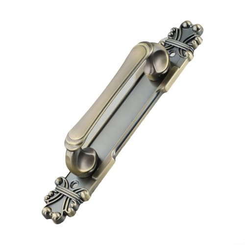 Filteilect Türgriff aus europäischer Antik-Aluminiumlegierung, für Möbel, Schränke, Schubladen, Kleiderschränke, Heimbüro, Dekoration (Bronze, 215 mm) von Filteilect