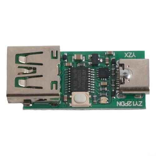 Filteilect USB-C PD2.0 3.0 auf DC Schnelllade-Trigger Polling Detektor ZY12PDN Bare Board 100 W 3–20 V 0–5 A PCB-Modul für Testvorrichtungen, Spannungsstrom (ZY12PDN USB) von Filteilect