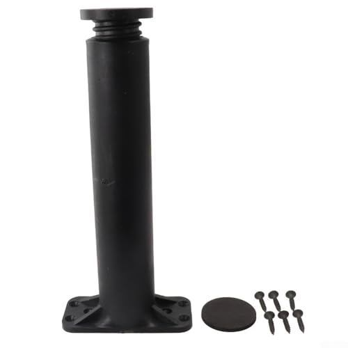 Filteilect Verstellbare Teleskop-Möbelstütze, robuste Bettbalkenerhöhung, Fixierung mit starker Tragfähigkeit, Kunststoff, Stahl, für Zuhause, Schrank, Sofa (20–37 cm) von Filteilect