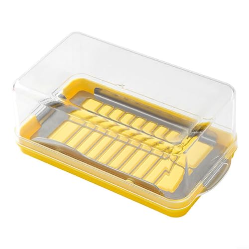 Filteilect Vielseitige Butteraufbewahrungsbox, integriertes Schneidnetz, Griffe für Transport, Frischhaltedose, für drinnen und draußen (L) von Filteilect