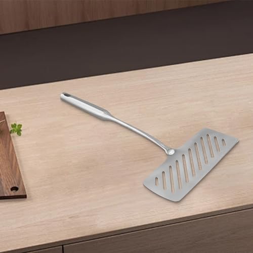 Fischspatel aus 304 Edelstahl mit hitzebeständigem Griff, breites Schlitz-Design zum Kochen von Fischsteaks, Pfannkuchen, 36,5 cm Küchenutensilien Fischspatel aus 304 Edelstahl mit hitzebeständigem Griff, breites Schlitz-Design zum Kochen von Fischsteaks, Pfannkuchen, 36,5 cm Küchenutensilien von Filteilect