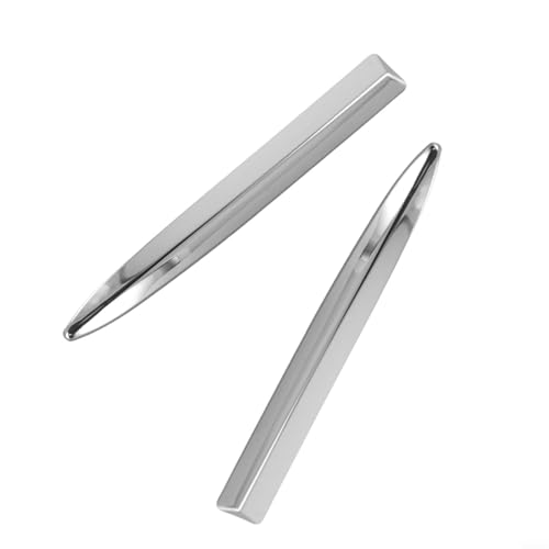Frontstoßstange oben Chrom Kühlergrill Zierleiste Paar für 2007-2015 Silber OEM 735455041 735455042 Kunststoff von Filteilect