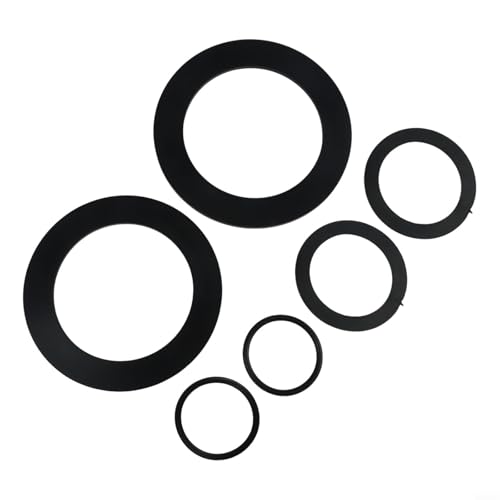 Für Intex Pool O-Ring-Dichtungsset für 10747, 25006 Modelle, zuverlässige Gummidichtungen für effektive Auslaufschutz (6 Stück) von Filteilect