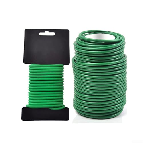 Gartenpflanzen-Bindedraht mit weicher PVC-Abdeckung und Eisenkern zur flexiblen Unterstützung von Pflanzen, geeignet für den Innen- und Außenbereich, zwei Größen für anpassbare Längen Gartenpflanzen-Bindedraht mit weicher PVC-Abdeckung und Eisenkern zur flexiblen Unterstützung von Pflanzen, geeignet für den Innen- und Außenbereich, zwei Größen für anpassbare Längen von Filteilect