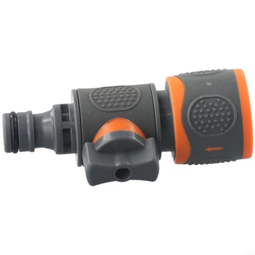 Gartenschlauch Rohr In Line Wasserhahn Absperrventil Fitting Connect Adapter mit Schnellverbinder für Bewässerung Pflanzen Blumen Rasen Landwirtschaft Villa von Filteilect