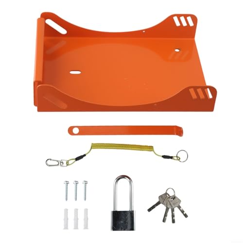 Gebläse Lagerregal Wandhalterung Halter | für BG-50 BG-56 BG-66 BG-86 | mit Sicherungsstift Eisen Orange von Filteilect