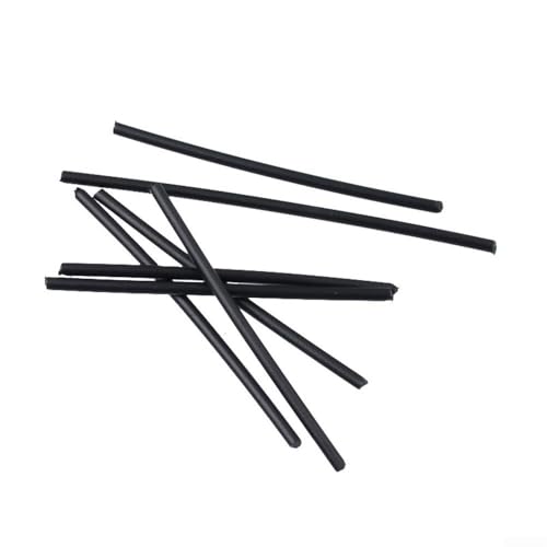 Gitarrengriffbrett-Inlay-Punkte, 5er-Set, Positionsmarkierungen in 0 5 mm und 2 0 mm Größen, jeweils 100 mm lang, unverzichtbar für Gitarristen (schwarz) von Filteilect