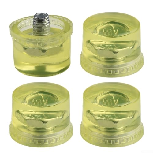 Gummihammer, Rundkopf, Hammerkopf, Zubehör, 25 mm/30 mm/35 mm/40 mm (30 mm), 4 Stück von Filteilect