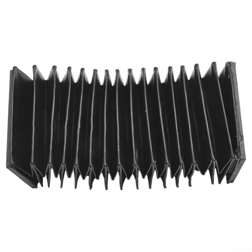 HGR20 Linearführungsschiene für CNC-Staubschutztuch, flexibler Teleskop-Schutzbalg für CNC-Werkzeugmaschinen und 3D-Drucker, Schwarz, 20 mm Durchmesser (gedehnte Länge 300 mm) von Filteilect