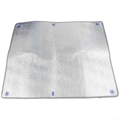 Isolierung für Fensterfolie, doppelseitig, Aluminiumfolie, Wärmedämmung, Kühlung, Sonnenschutz für Fenster, 80 x 100 cm/90 x 100 cm/110 x 100 cm, Silber (S1280 x 100 cm) (SKU) von Filteilect