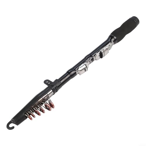 Kompakte 33 cm Carbon-Angelrute für Teiche und Flüsse, leichtes Design mit EVA-Griff für komfortable Handhabung (1,7 m) von Filteilect