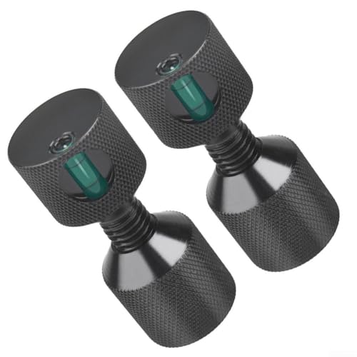 Leichtes, ergonomisches Design unseres Aluminium-Stift-Sets mit zwei Löchern sorgt jedes Mal für schnelle und genaue Rohrausrichtung (schwarz, 2 Stück) von Filteilect