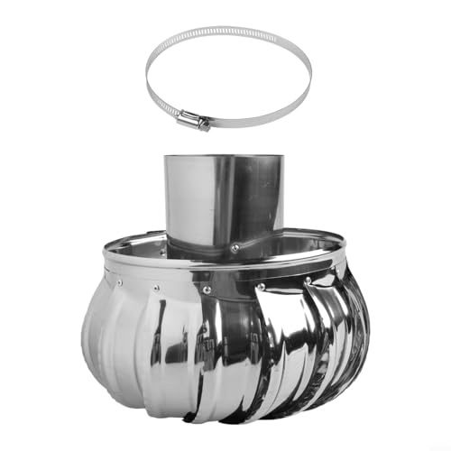 Lüftungsschlitze für Windkraftanlagen, 304 Edelstahl, Auspuffkappe, 110 mm von Filteilect