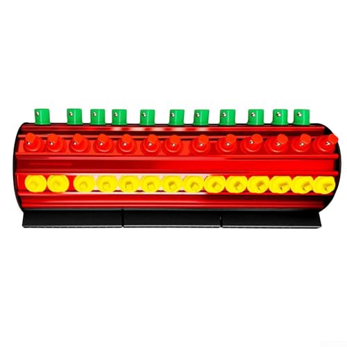 Magnetischer Aluminium-Steckschlüssel-Bithalter, Reparaturwerkzeug, Lagerregal, 1/4 3/8 1/2 Zoll Magnetischer Aluminium-Steckschlüssel-Bithalter, Reparaturwerkzeug, Lagerregal, 1/4 3/8 1/2 Zoll von Filteilect