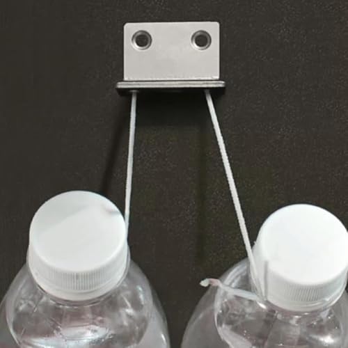 Magnetischer Schranktürriegel mit starkem Magnet für Möbelschubladen und Kleiderschränke, für ultradünnes 1,5 mm unsichtbares Design, einfache Installation ohne Bohren (Silber) von Filteilect