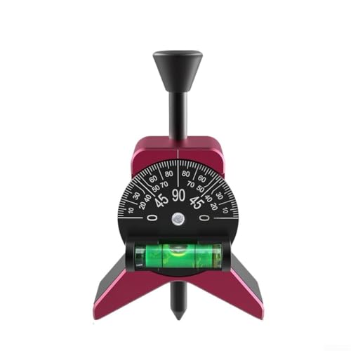 Magnetisches Rohr-Mittelfinder-Werkzeug mit integriertem Stanzer und verstellbarem Blasen-Winkelmesser für effizientes und präzises Rohrlayout von Filteilect