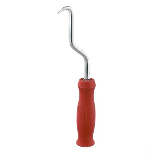 Manuelles Bindedraht-Twister-Werkzeug, Stahlkonstruktions-Handwerkzeug mit rutschfestem Griff für Beton-Metallverdrehungen, Blau oder Rot (210 mm) (rot) von Filteilect