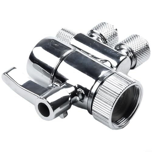 Messing-Zwei-Wege-Wasserhahn-Filter-Umstellventil mit Belüfter, kompatibel mit Amway eSpring, passend für M22 und M24 Küchenarmaturen, 3/8 Zoll auf Wasserfilter und 5/16 Zoll zu Messing-Zwei-Wege-Wasserhahn-Filter-Umstellventil mit Belüfter, kompatibel mit Amway eSpring, passend für M22 und M24 Küchenarmaturen, 3/8 Zoll auf Wasserfilter und 5/16 Zoll zu von Filteilect