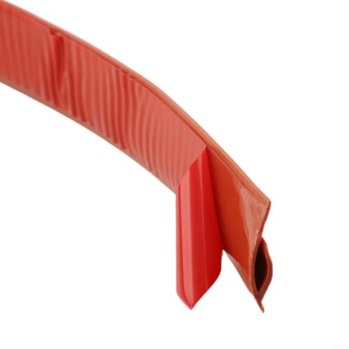 Nahtloser Teppichkantenstreifen, 6 m, TPE-Bodenübergangs-Verkleidung für 10 mm dicken Teppich- oder Bodenaufkleber, für langanhaltende, einfache Installation, Sockelleistenschutz in Dunkelgrau von Filteilect