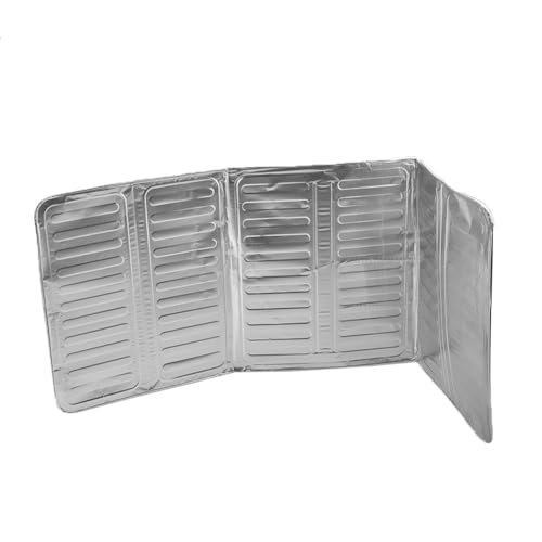 Ölspritzschutz aus Aluminiumfolie zum Kochen, drei Scharnierplatten, Anti-Spritzschutz für Bratpfannen und Gasherde, verstellbares Küchenwerkzeug, 84 x 32,5 cm, Silber Ölspritzschutz aus Aluminiumfolie zum Kochen, drei Scharnierplatten, Anti-Spritzschutz für Bratpfannen und Gasherde, verstellbares Küchenwerkzeug, 84 x 32,5 cm, Silber von Filteilect