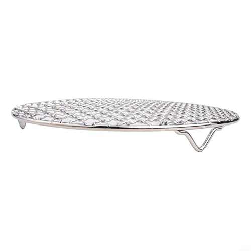 Professionelles rundes Kühlgitter aus 201 Edelstahldraht zum Grillen, Trocknen und Kühlen von Lebensmitteln, für Kuchen und Kekse (24 cm) von Filteilect