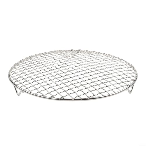 Professionelles rundes Kühlgitter aus 201 Edelstahldraht zum Grillen, Trocknen und Kühlen von Lebensmitteln, für Kuchen und Kekse (27 cm) von Filteilect