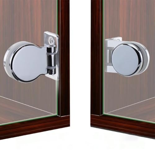 Rahmenloses Glasscharnier, 180 ° drehbar, Zinklegierung, Chrom-Finish, für 5–12 mm Glas-Duschwand oder Waschbeckenablage, Glasregal-Befestigungsklemme und Wandhalter, Badezimmer Rahmenloses Glasscharnier, 180 ° drehbar, Zinklegierung, Chrom-Finish, für 5–12 mm Glas-Duschwand oder Waschbeckenablage, Glasregal-Befestigungsklemme und Wandhalter, Badezimmer von Filteilect