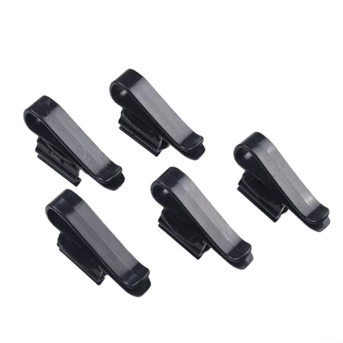 Schlauchhalter-Clip-Set für Aquarien, 5 Klemmen für Wasserrohre (8 16 mm) (schwarz) von Filteilect