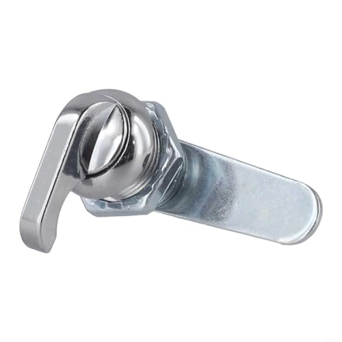 Schlüsselloses Nockenschloss, Zinklegierung, Drehzylinderschloss für Verteilerkasten, elektrische Metallschränke, Briefkästen, Safes, Schließfächer, Verkaufsautomaten, 16 mm, 22 mm (16 mm) von Filteilect