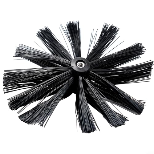 Schornsteinreinigungsbürste, 200 mm Nylonborsten, Kaminbürste, Trockner, Entlüftungsreiniger, Fusselentferner, Werkzeug mit M8-Gewinde für K- und Rohrreinigung, Wartung Schornsteinreinigungsbürste, 200 mm Nylonborsten, Kaminbürste, Trockner, Entlüftungsreiniger, Fusselentferner, Werkzeug mit M8-Gewinde für K- und Rohrreinigung, Wartung von Filteilect