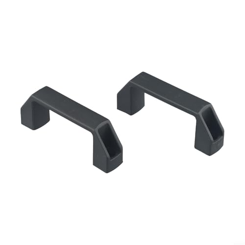 Schranktürgriffe aus Nylon, 90 mm, 120 mm, 180 mm, verdickter Griff, industrieller Kunststoff, Ziehgriffe für Schränke, Schubladen, mechanische Geräte, einfach (90 mm), 2 Stück von Filteilect