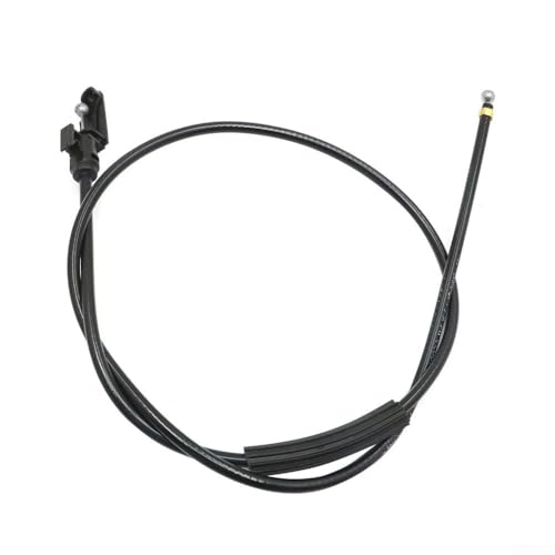 Schwarzes ABS-Fronthauben-Entriegelungskabel passend für Porsche für Cayenne 2003–2010, OEM 95551153100 Ersatz-Außenkomponente für reibungslosen Motorhaubenbetrieb von Filteilect