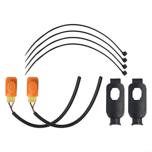 Schweißbrenner-Auslöserschalter mit 15 cm Kabel für WP9 WP17 WP18 WP20 WP26 QQ150 für WIG-Taschenlampen, Schweißer-Zubehör, elektrischer Knopfschalter, 2 Stück von Filteilect