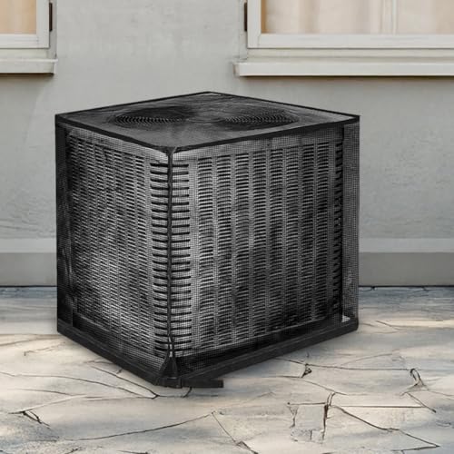 Strapazierfähige Netzabdeckung mit verstellbarem Kordelzug und sicherer Schnalle, entworfen, um Klimaanlagen vor Blättern und Grasschnitt zu schützen (61 x 61 x 76 cm) von Filteilect
