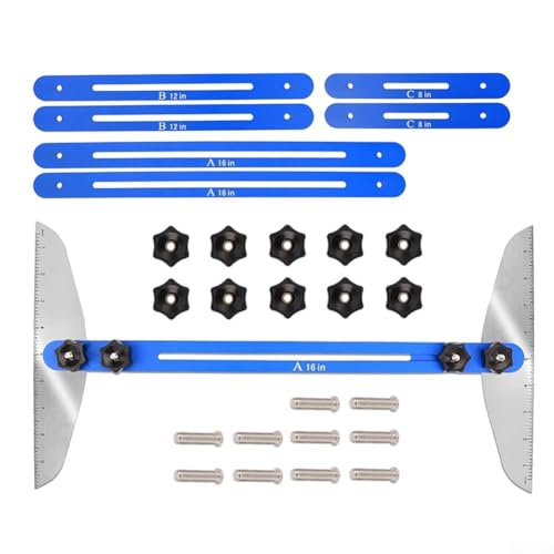 Treppenprofil-Schablonen-Werkzeug, Metall, Mess-Treppenwerkzeug, verstellbar, Treppenstufenlehre Treppenprofil-Schablonen-Werkzeug, Metall, Mess-Treppenwerkzeug, verstellbar, Treppenstufenlehre von Filteilect