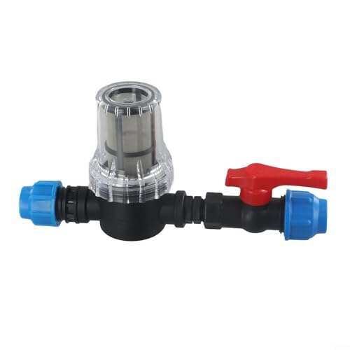 Tropfbewässerungsfilter mit Schnellanschluss für 20 mm, 25 mm, 32 mm Kunststoffrohre, 80 Netz-Wasserfilter für Gartenbewässerungssysteme, leicht zu reinigen, Edelstahl Tropfbewässerungsfilter mit Schnellanschluss für 20 mm, 25 mm, 32 mm Kunststoffrohre, 80 Netz-Wasserfilter für Gartenbewässerungssysteme, leicht zu reinigen, Edelstahl von Filteilect