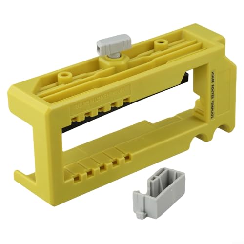 Türscharnier Montageset Oberfräse Schablone mit Anti-Rutsch-Pads Abnehmbare Einsätze Türscharnier Montageset Oberfräse Schablone mit Anti-Rutsch-Pads Abnehmbare Einsätze von Filteilect