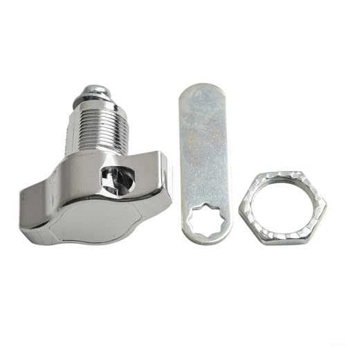 Türschloss aus Zinklegierung, schlüssellos, mechanisches Türschloss für Schrank, Briefkasten, Schrank, Schublade, Schließfach, Möbelbeschläge, langlebig, rostbeständig (16 mm) von Filteilect