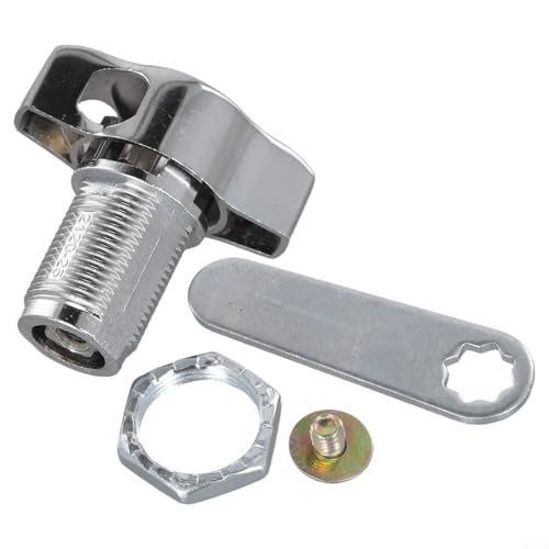 Türschloss aus Zinklegierung, schlüssellos, mechanisches Türschloss für Schrank, Briefkasten, Schrank, Schublade, Schließfach, Möbelbeschläge, langlebig, rostbeständig (25 mm) von Filteilect
