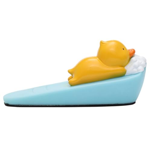 Türstopper aus PVC und Emaille, Cartoon-Tier-Design, mit rutschfester Maserung und Bodenschutz für Heimdekoration (C) von Filteilect