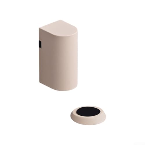 Unsichtbarer Türstopper mit mechanischer Bodenabsaugung, winddichte Zinklegierung, Anti-Kollisions-Design für Schlafzimmer, Wohnzimmer oder Bürotüren, Weiß von Filteilect
